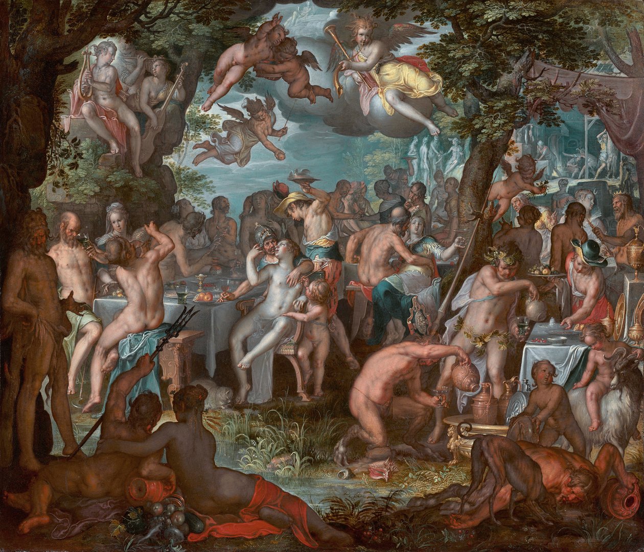 La boda de Peleo y Tetis de Joachim Wtewael or Utewael