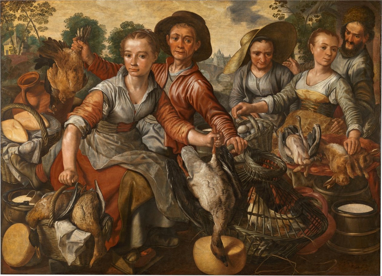 Un mercado de Joachim Beuckelaer