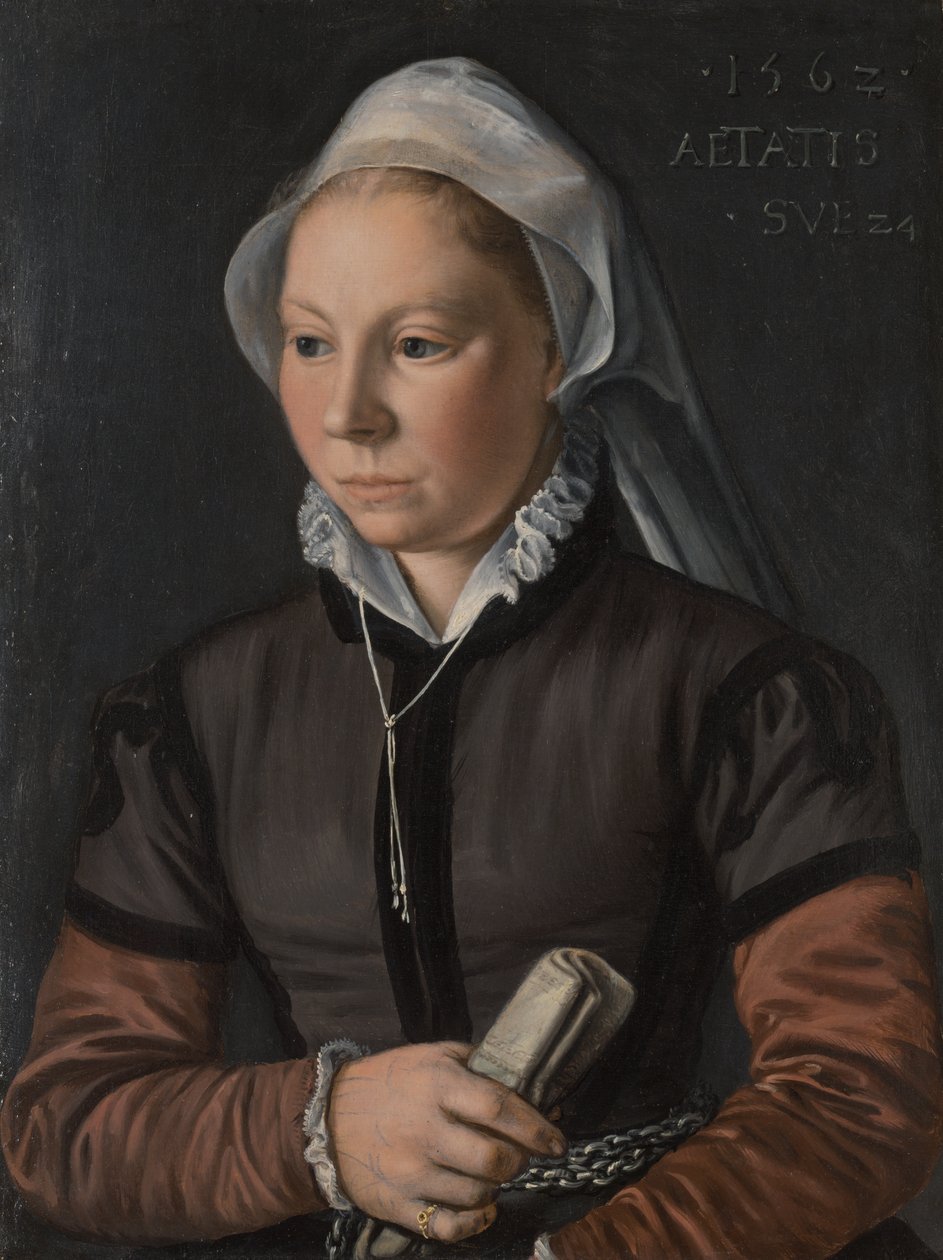 Retrato de una joven de Joachim Beuckelaer