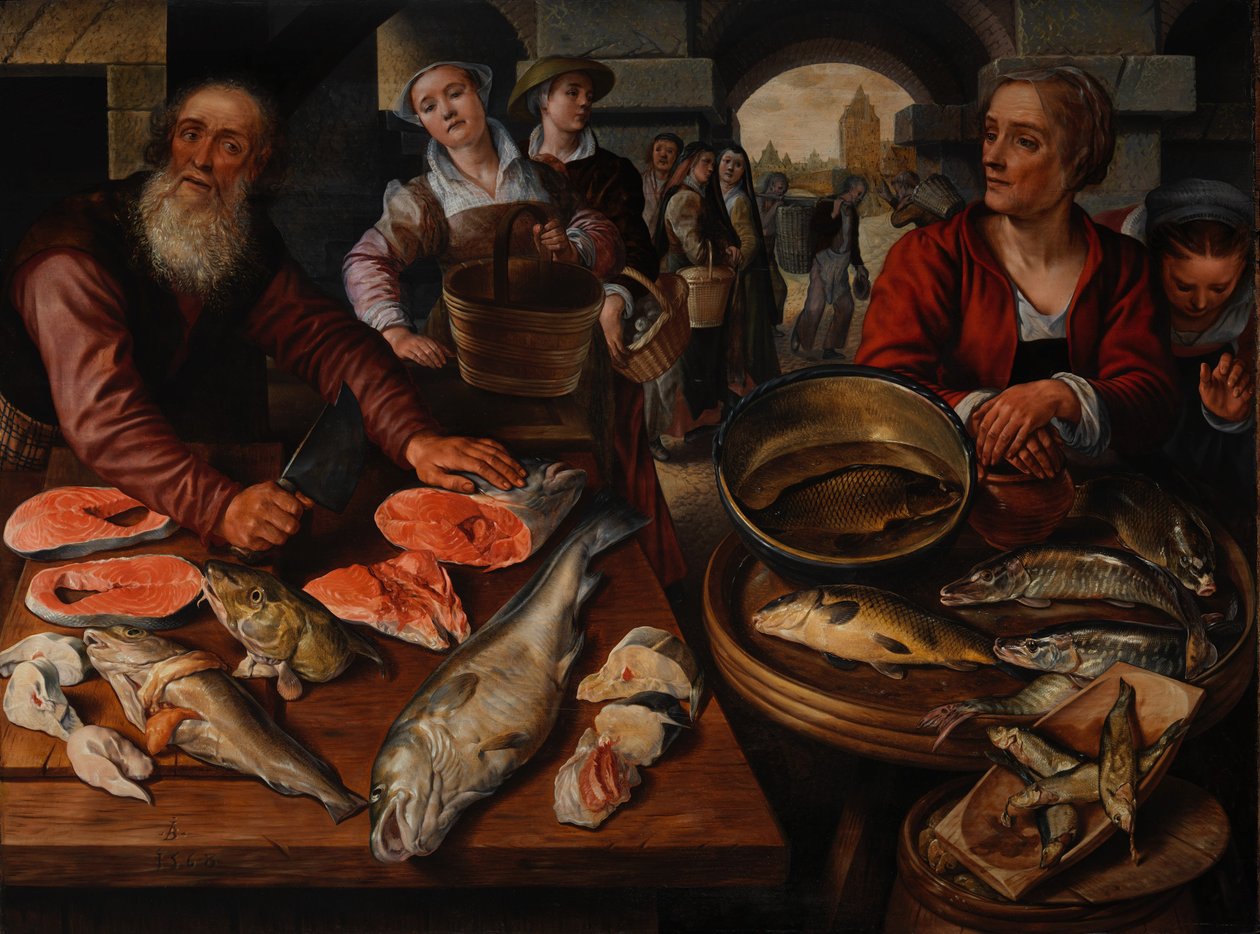 Mercado de Pescado, 1568 de Joachim Beuckelaer