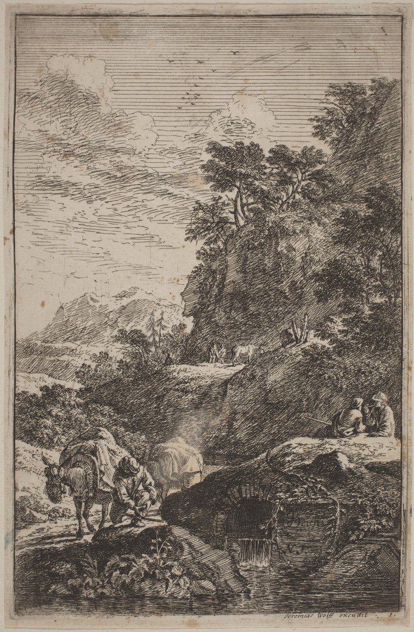 Paisajes al estilo de Salvator Rosa de Joachim Franz Beich