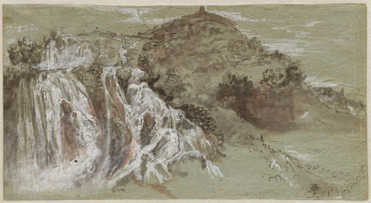 Las cascadas en Tivoli de Joachim Franz Beich