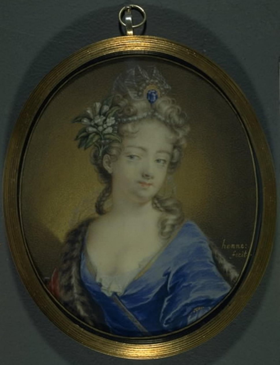 Retrato de la condesa Märta Creutz, nacida Banér de Joachim Henne
