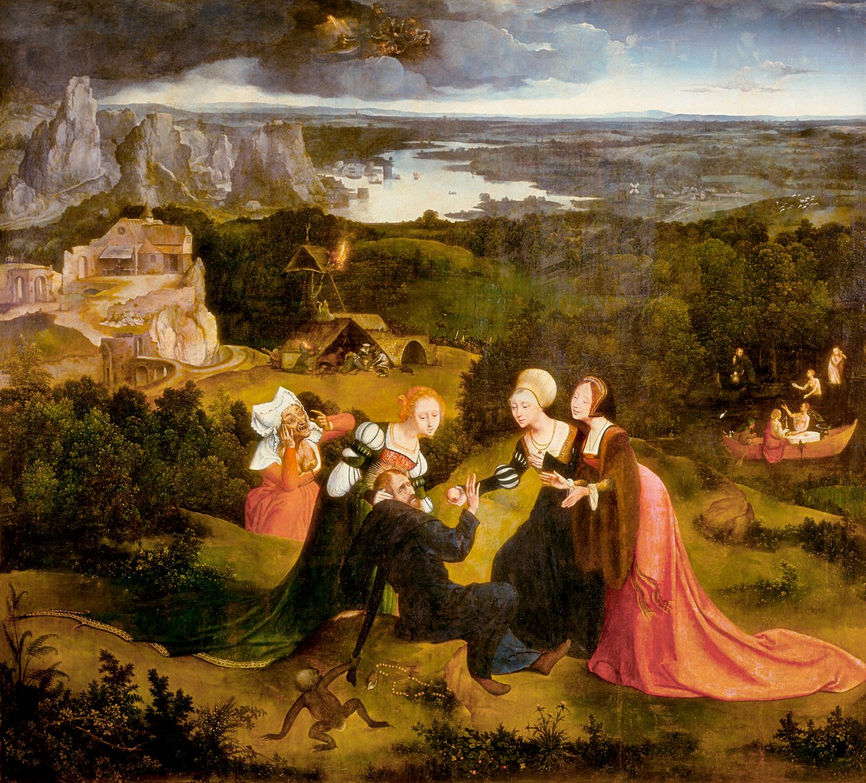 Las tentaciones de San Antonio de Joachim Patenier