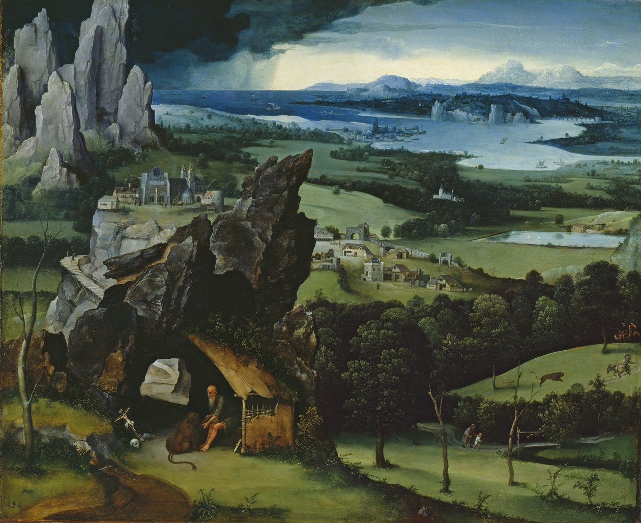 Paisaje con San Jerónimo de Joachim Patinir