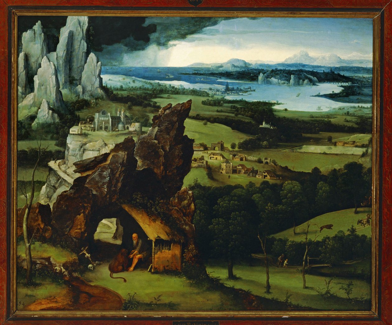 Paisaje con San Jerónimo ... de Joachim Patinir