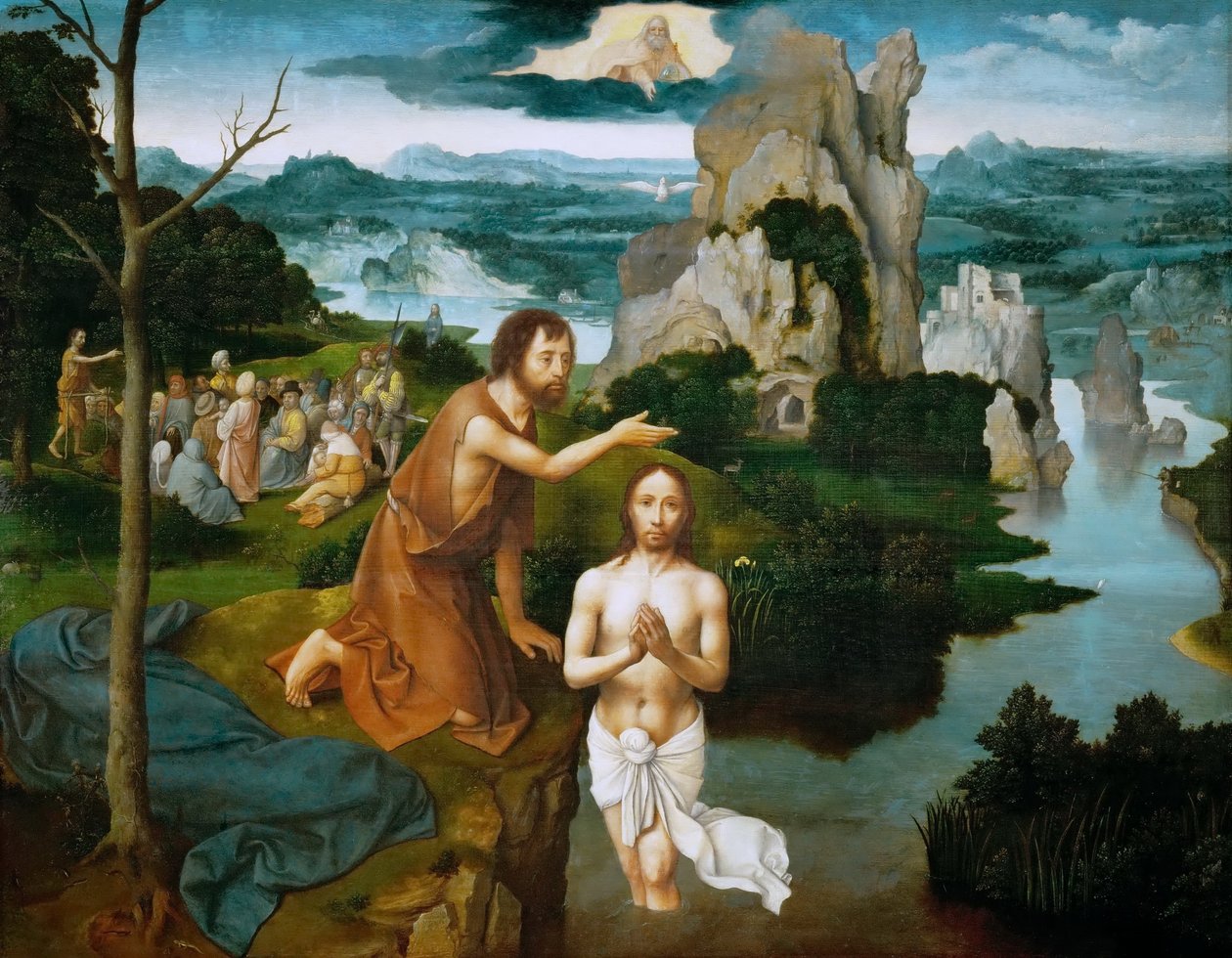El Bautismo de Cristo de Joachim Patinir