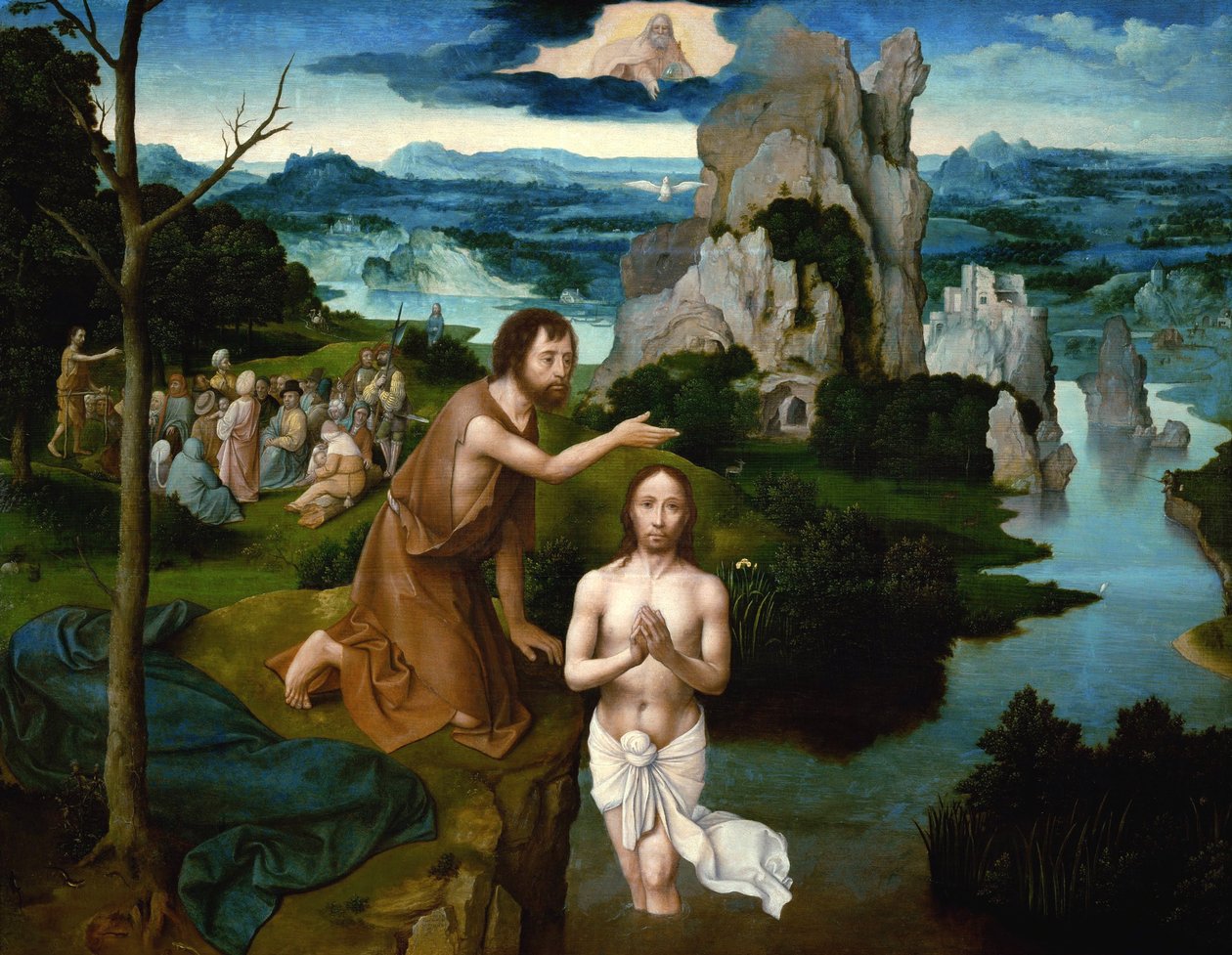 El bautismo de Cristo de Joachim Patinir