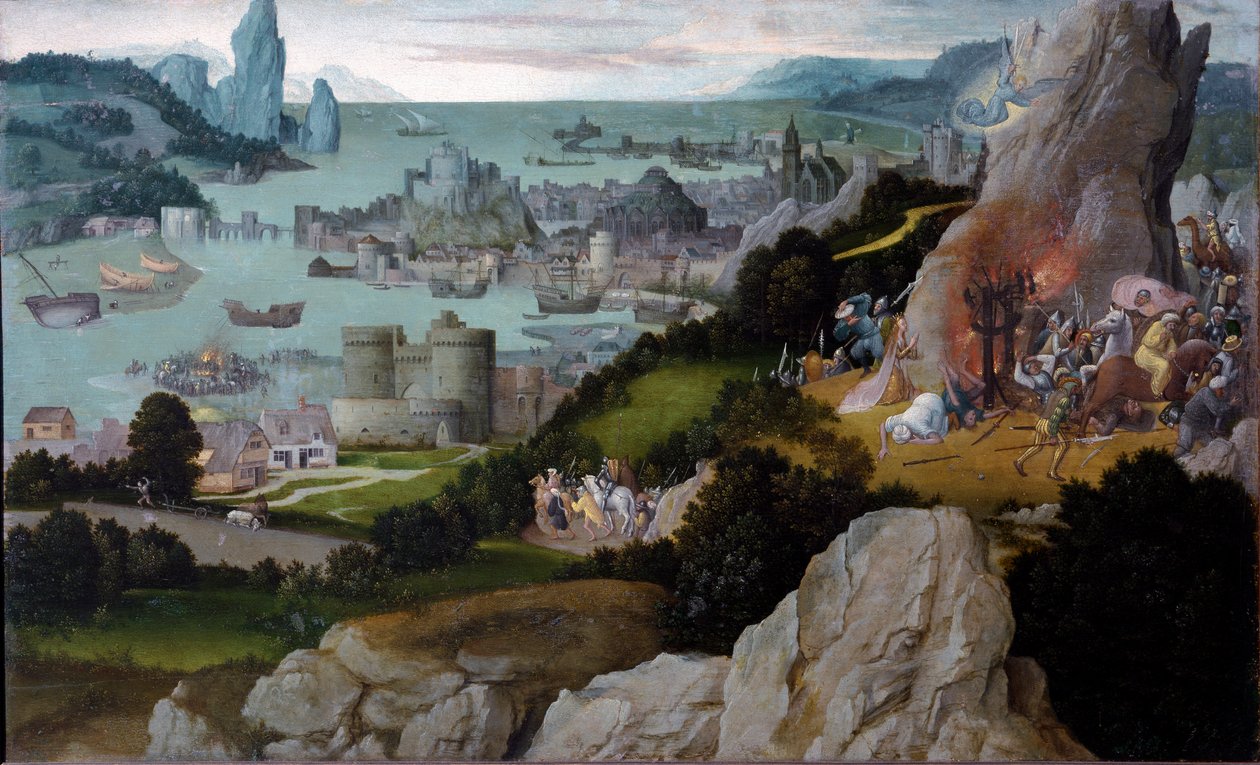 El martirio de Santa Catalina de Alejandría de Joachim Patinir