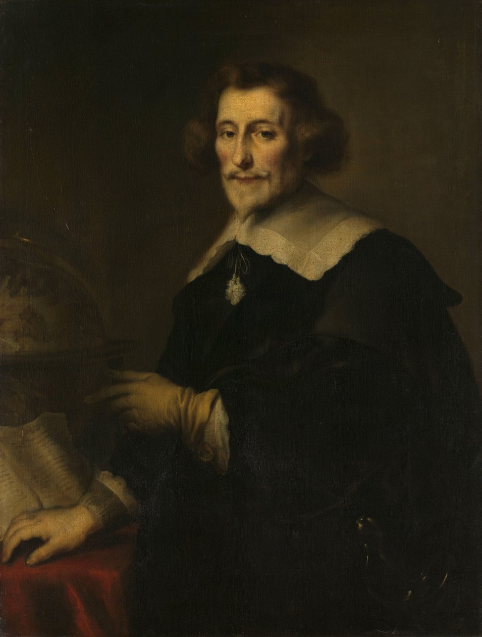 Retrato de Pieter Corneliszoon Hooft, alguacil de Muiden, historiador y poeta de Joachim von Sandrart (I) (copy after)