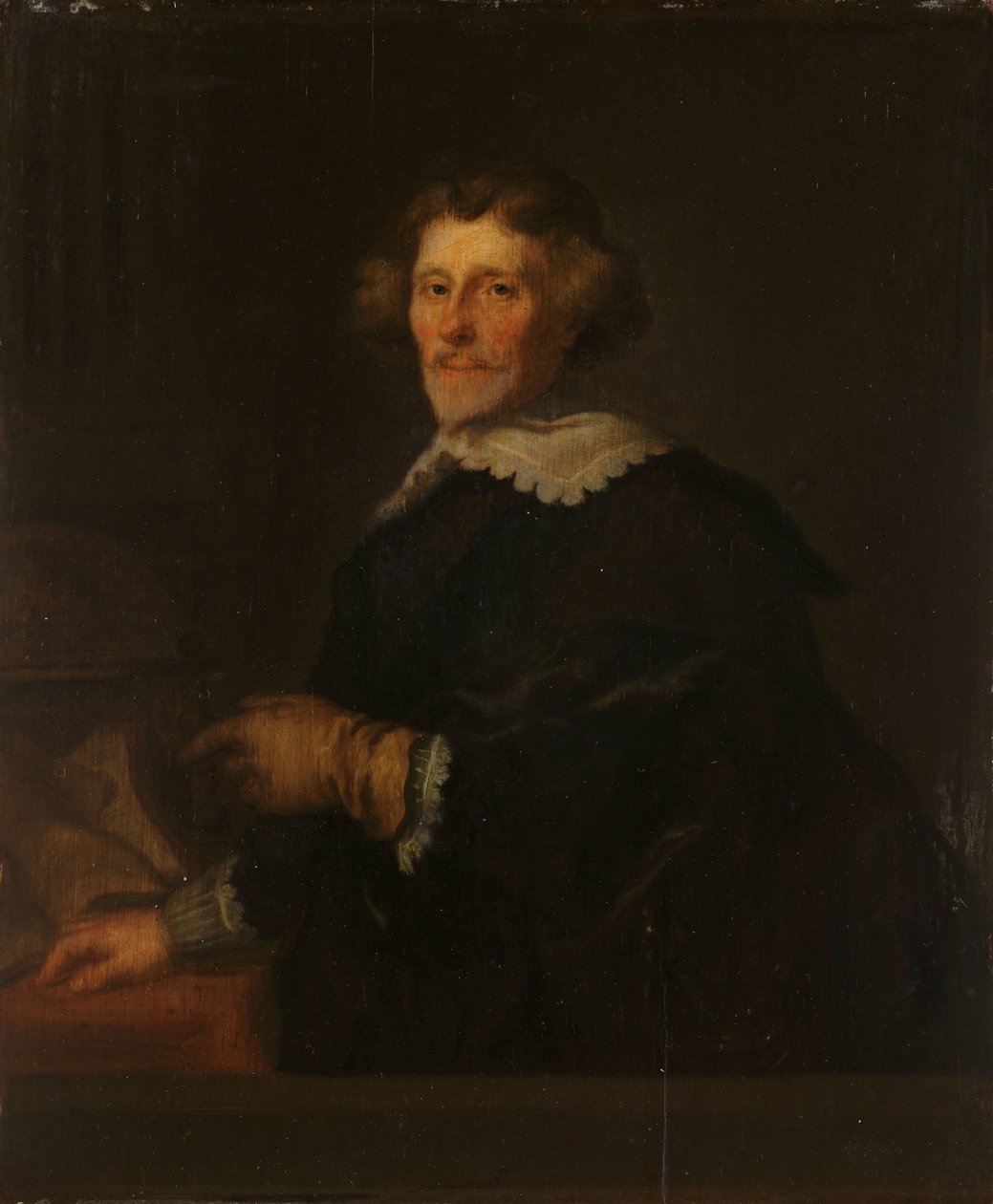 Retrato de Pieter Corneliszoon Hooft, alguacil de Muiden, historiador y poeta de Joachim von Sandrart (I)