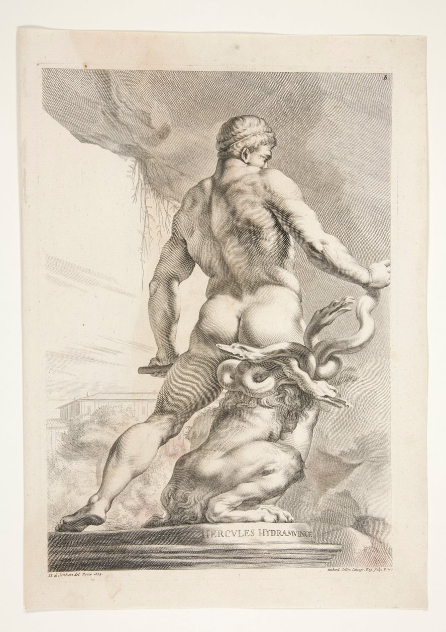 Hercules Hydramuvince (Hércules y la Hidra) de Joachim von Sandrart