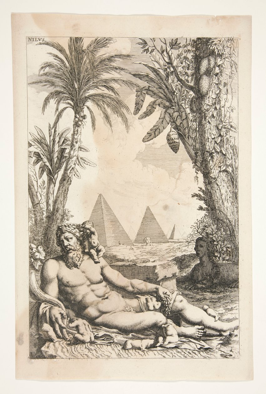 Nilo, de Esculturas antiguas Admirata de Joachim von Sandrart