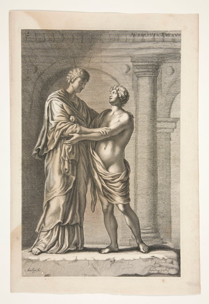 Papirius, de esculturas antiguas admiradas de Joachim von Sandrart