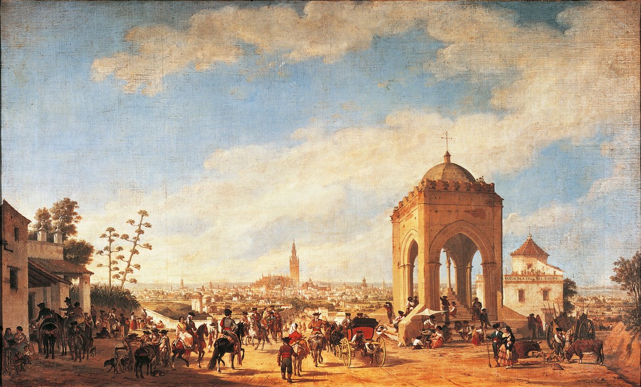 La Cruz del Campo, Seville de Joachin Dominguez Becquer