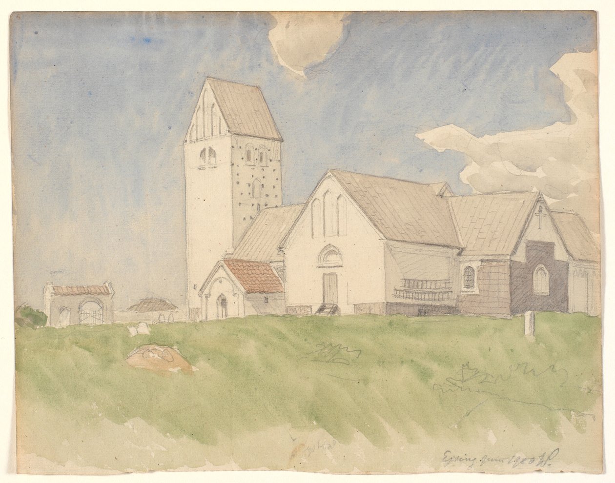 Iglesia de Ejsing de Joakim Frederik Skovgaard
