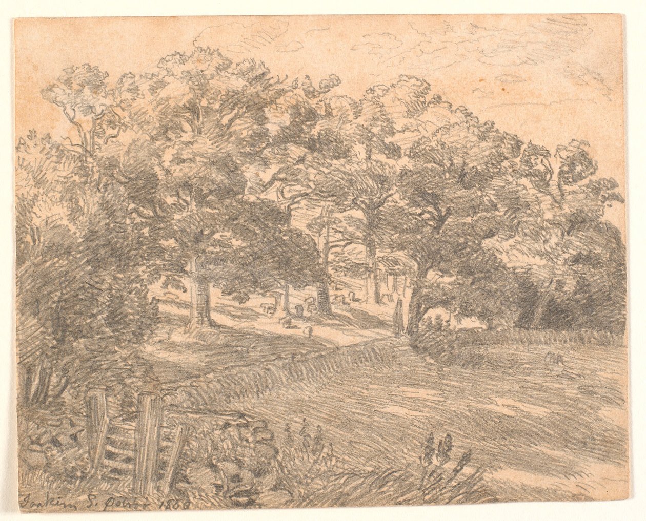 Un borde del bosque de Joakim Frederik Skovgaard