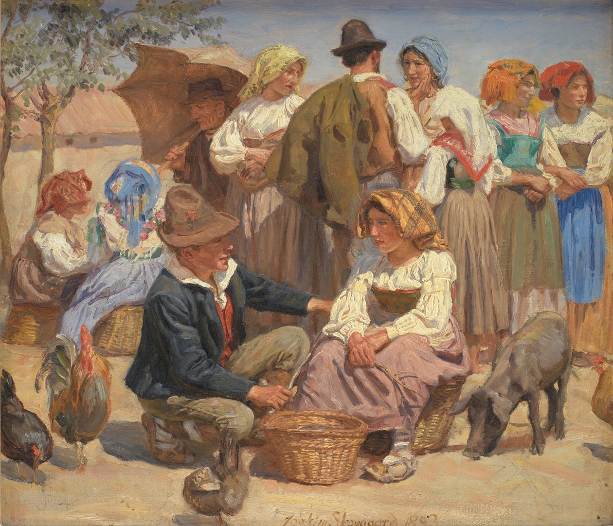 Mercado en Sora de Joakim Frederik Skovgaard