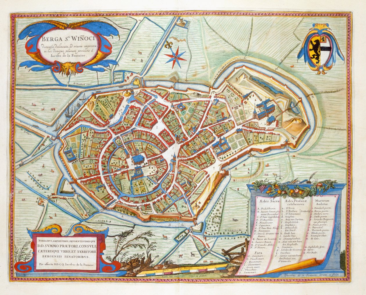 Bergen, Países Bajos, 1649 de Joan Blaeu