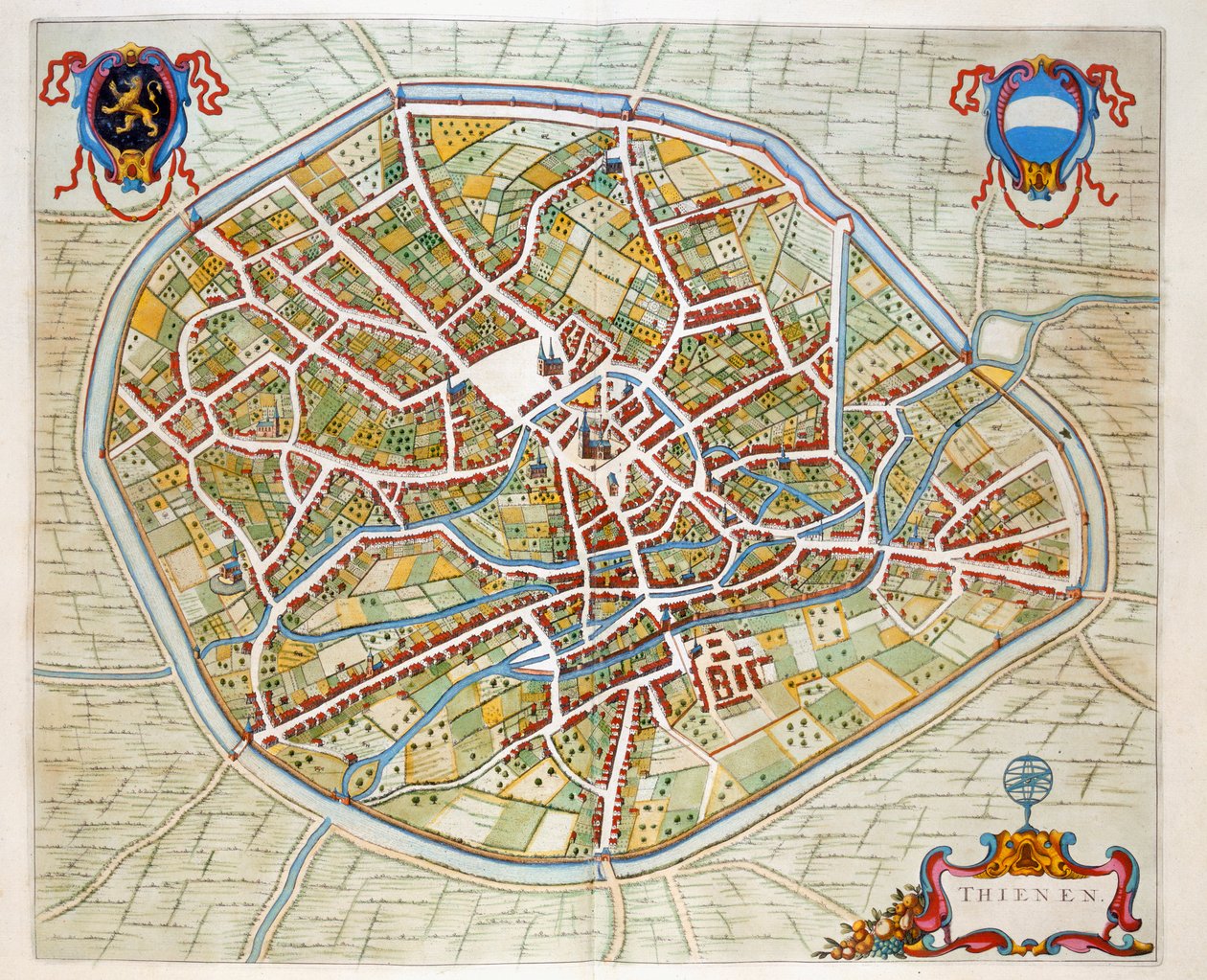 Tienen, 1649 de Joan Blaeu