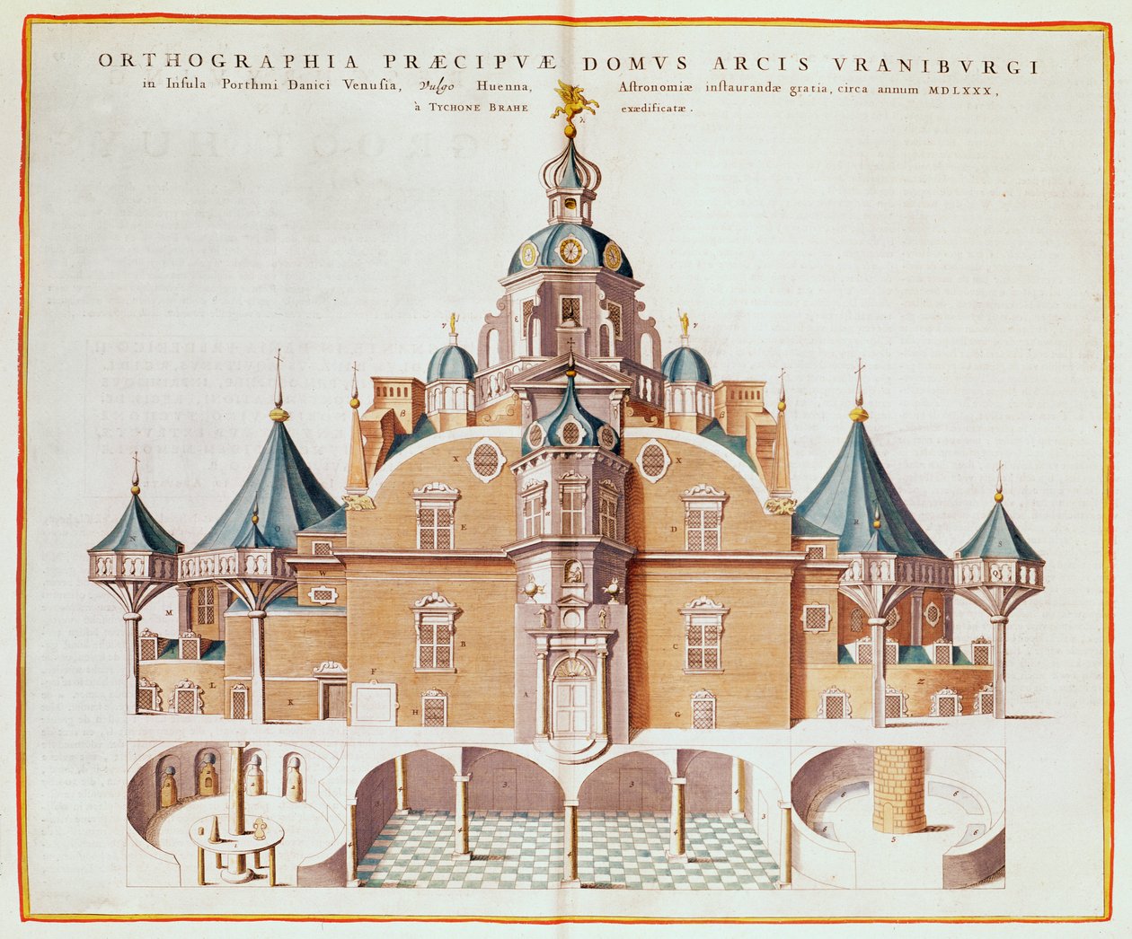 Observatorio Uraniborg de Tycho Brahe de 