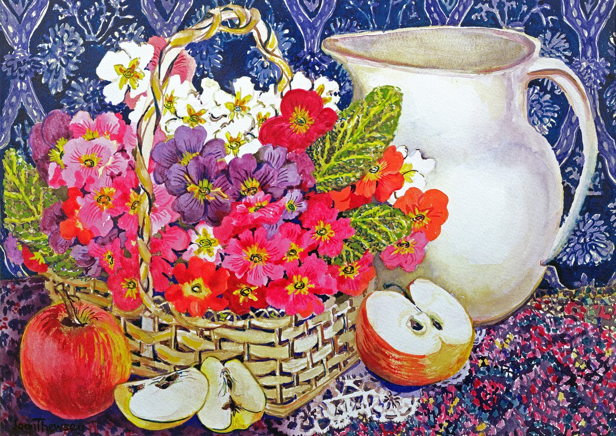 Prímulas y manzanas de Joan Thewsey