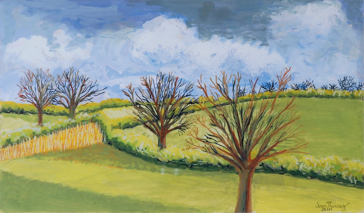 Cielo de primavera en Suffolk de Joan Thewsey