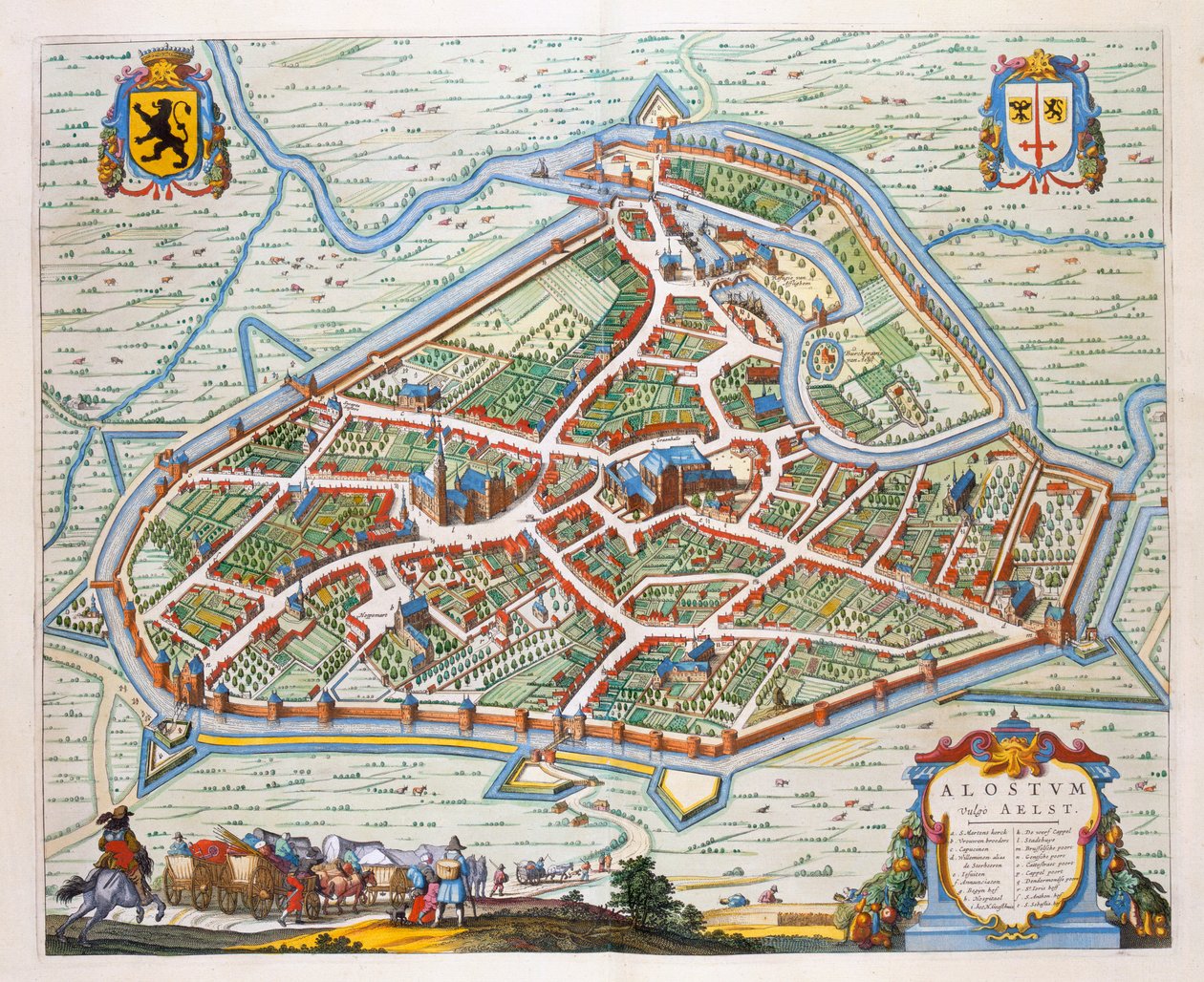 Aalst, 1649 de Joan Blaeu