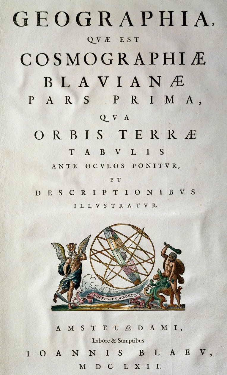 Atlas Maior, sive cosmografphiae Blaviana, atlas de Joan Blaeu de Joan Blaeu