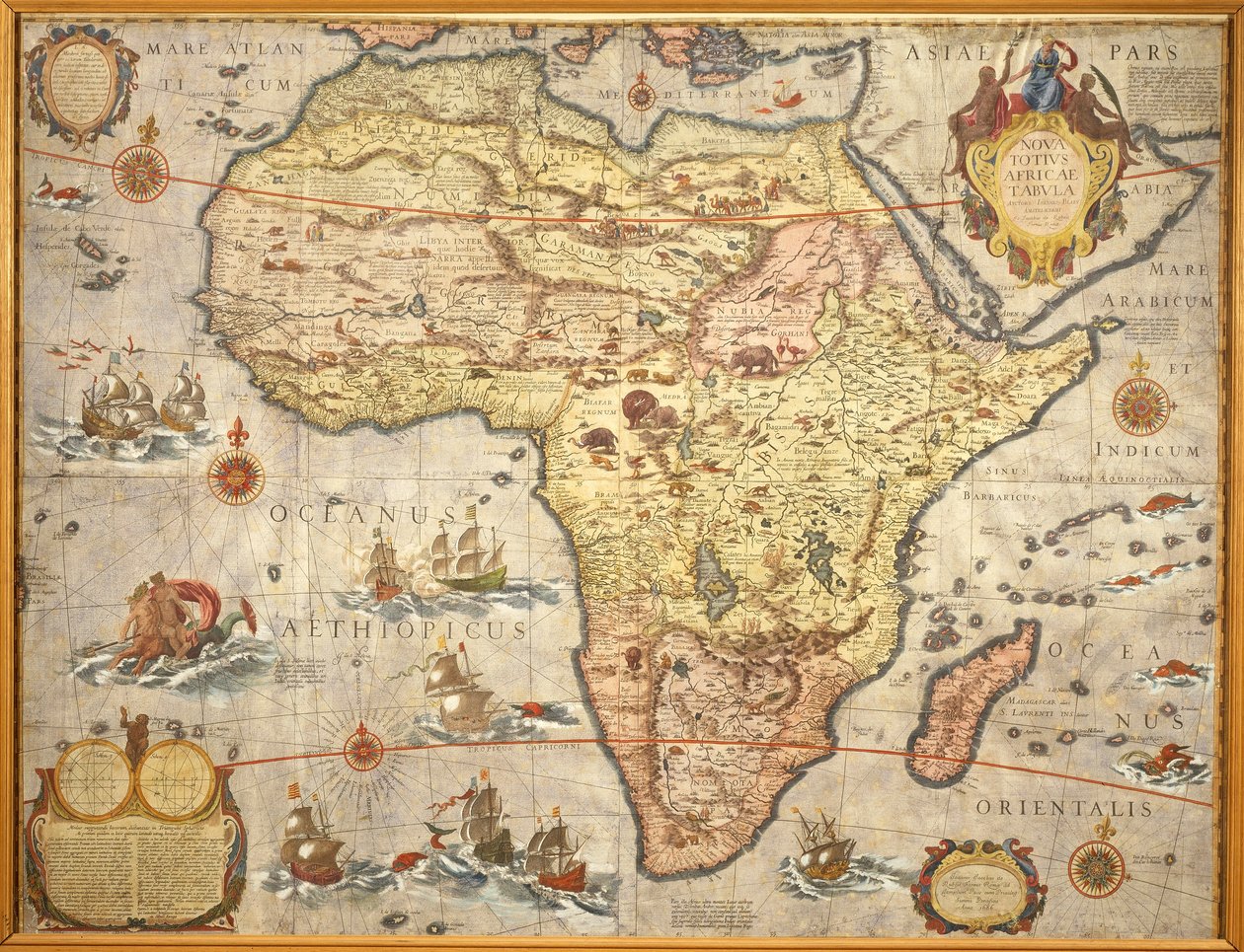 Mapa de África en 1686 por Joan Blaeu de Joan Blaeu
