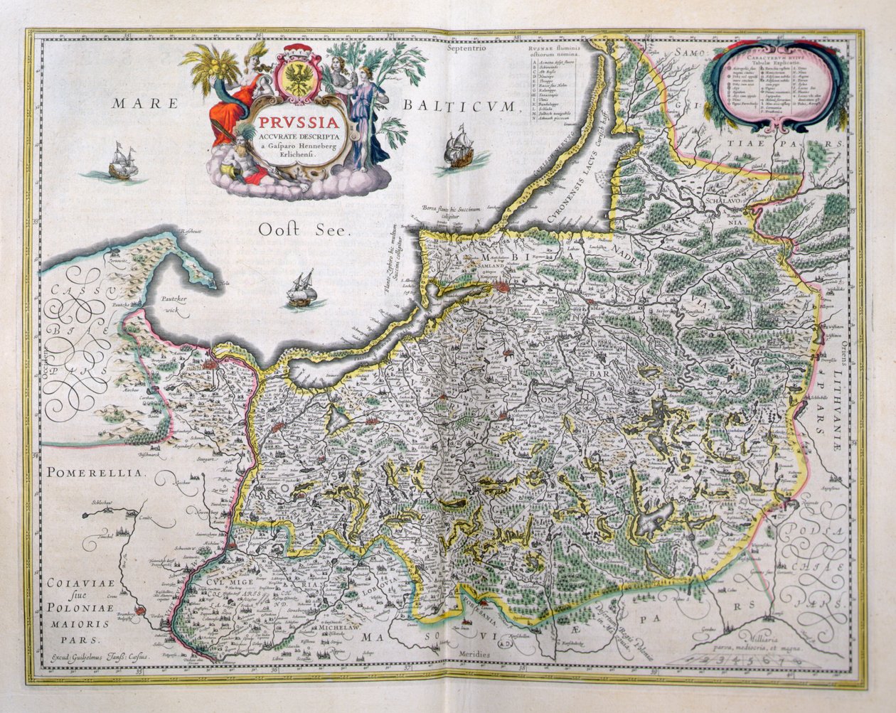Mapa de Prusia Oriental, de 