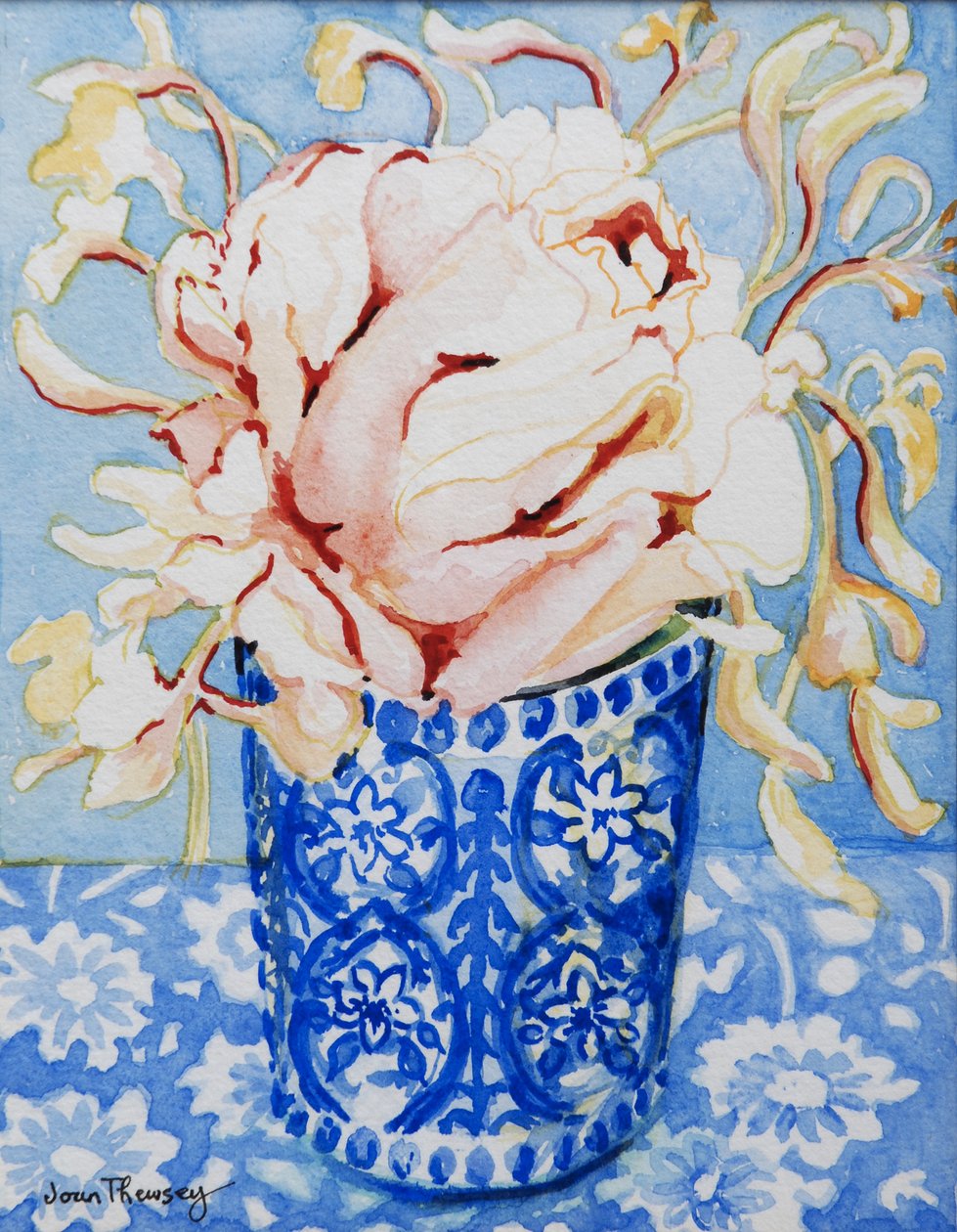 Rosa rosa y madreselva, 2000 de Joan Thewsey
