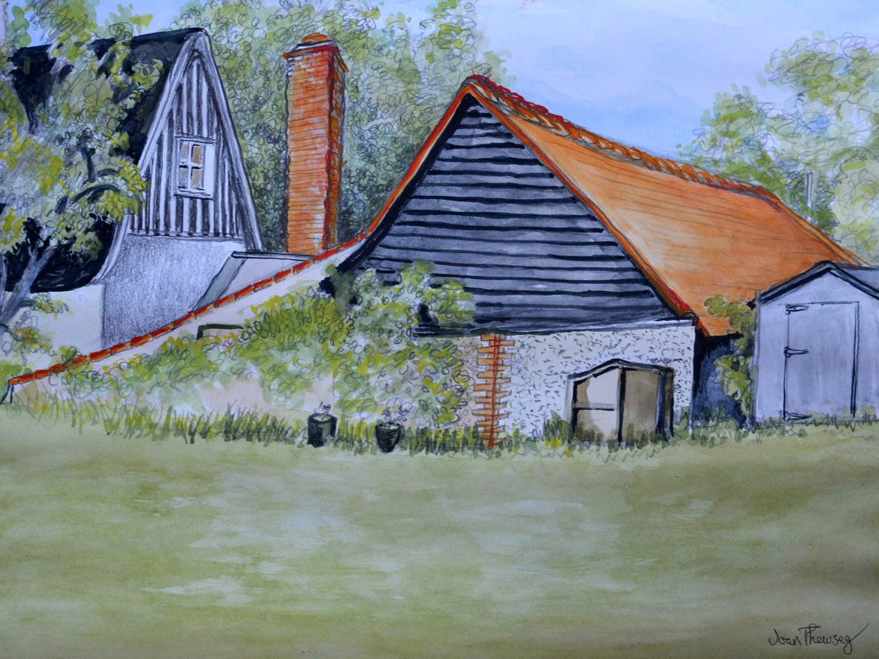 Vista a través del jardín del vecino, 2016 de Joan Thewsey