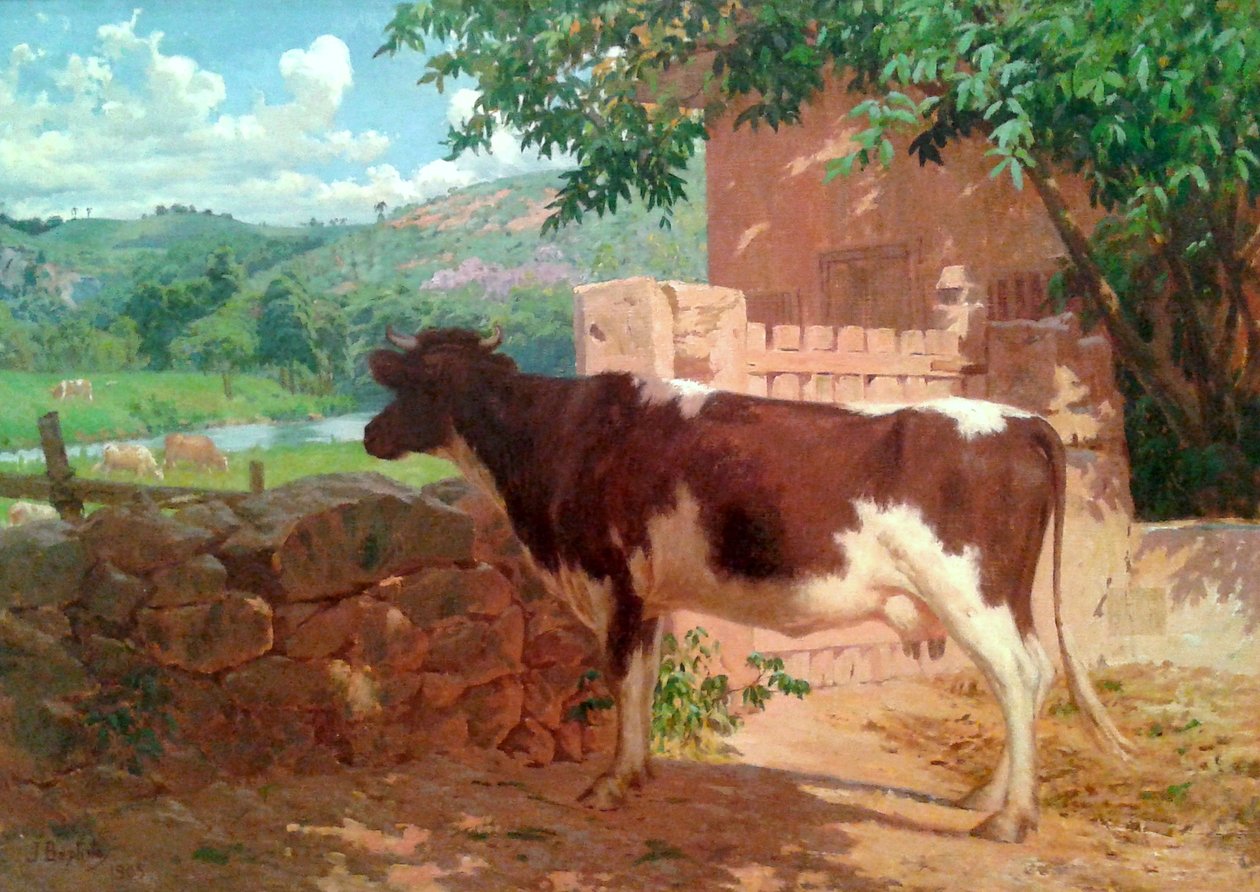 El prisionero Vaca cercada de Joao Batista da Costa