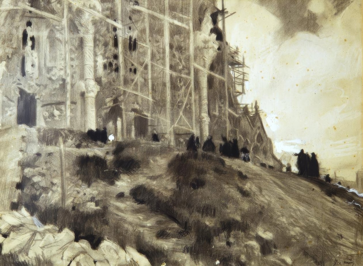 Construcción de la Sagrada Familia de Joaquim Mir i Trinxet