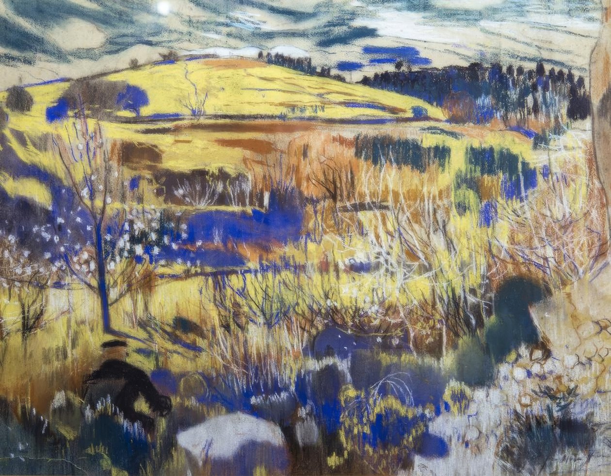 Óleo sobre lienzo de Joaquim Mir i Trinxet