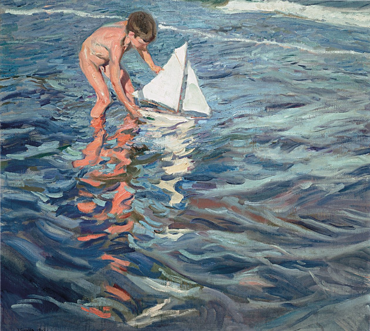 El pequeño velero de Joaquín Sorolla