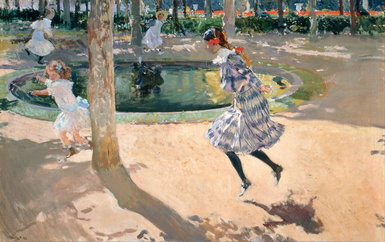 La cuerda de saltar de Joaquín Sorolla