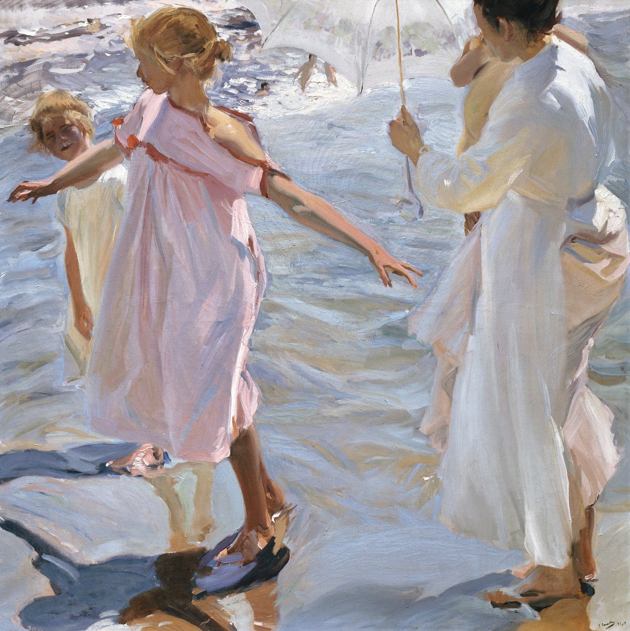 Hora del baño, Valencia de Joaquín Sorolla