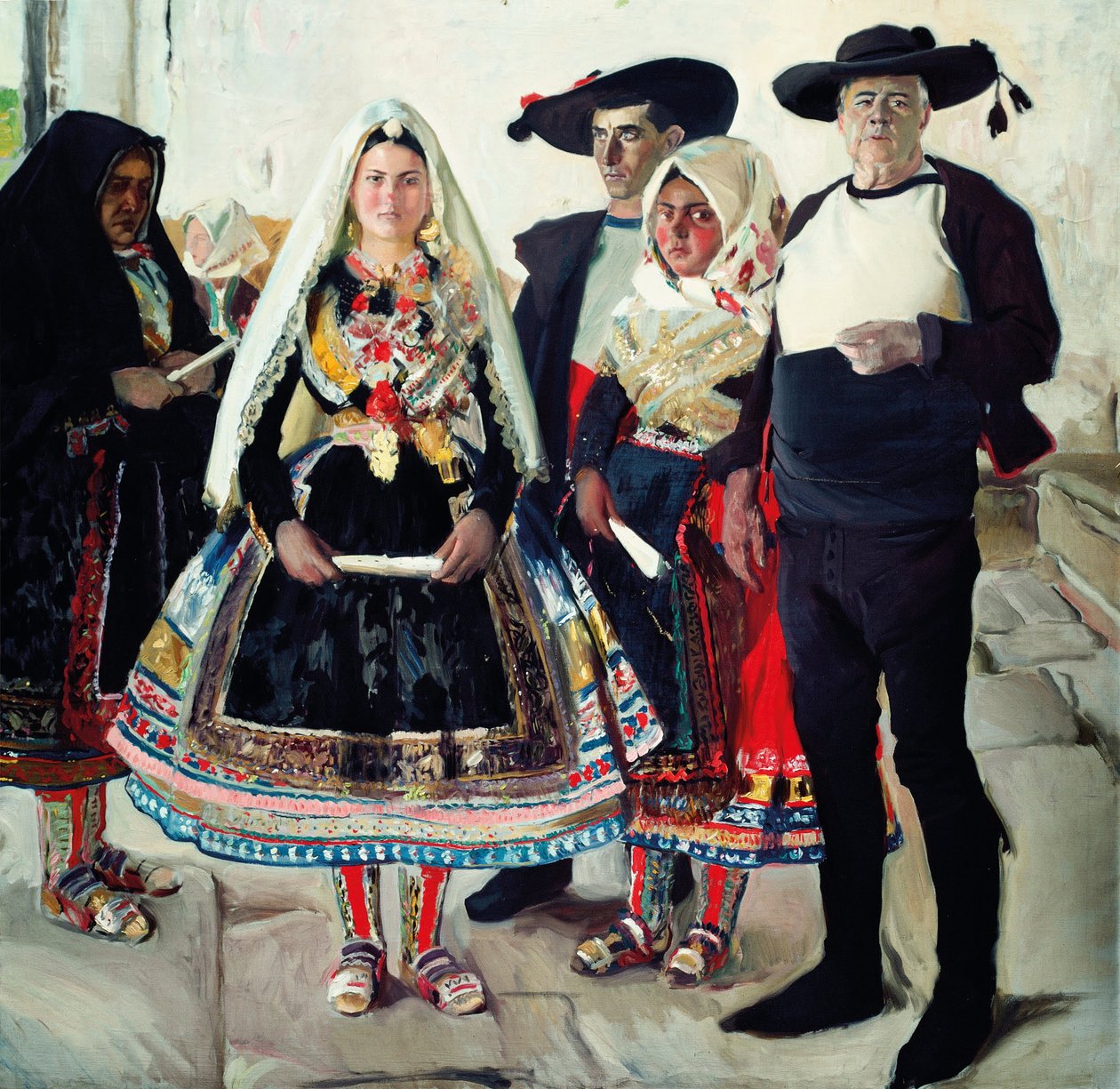 Lagarteranos típicos o novia lagarterana de Joaquín Sorolla