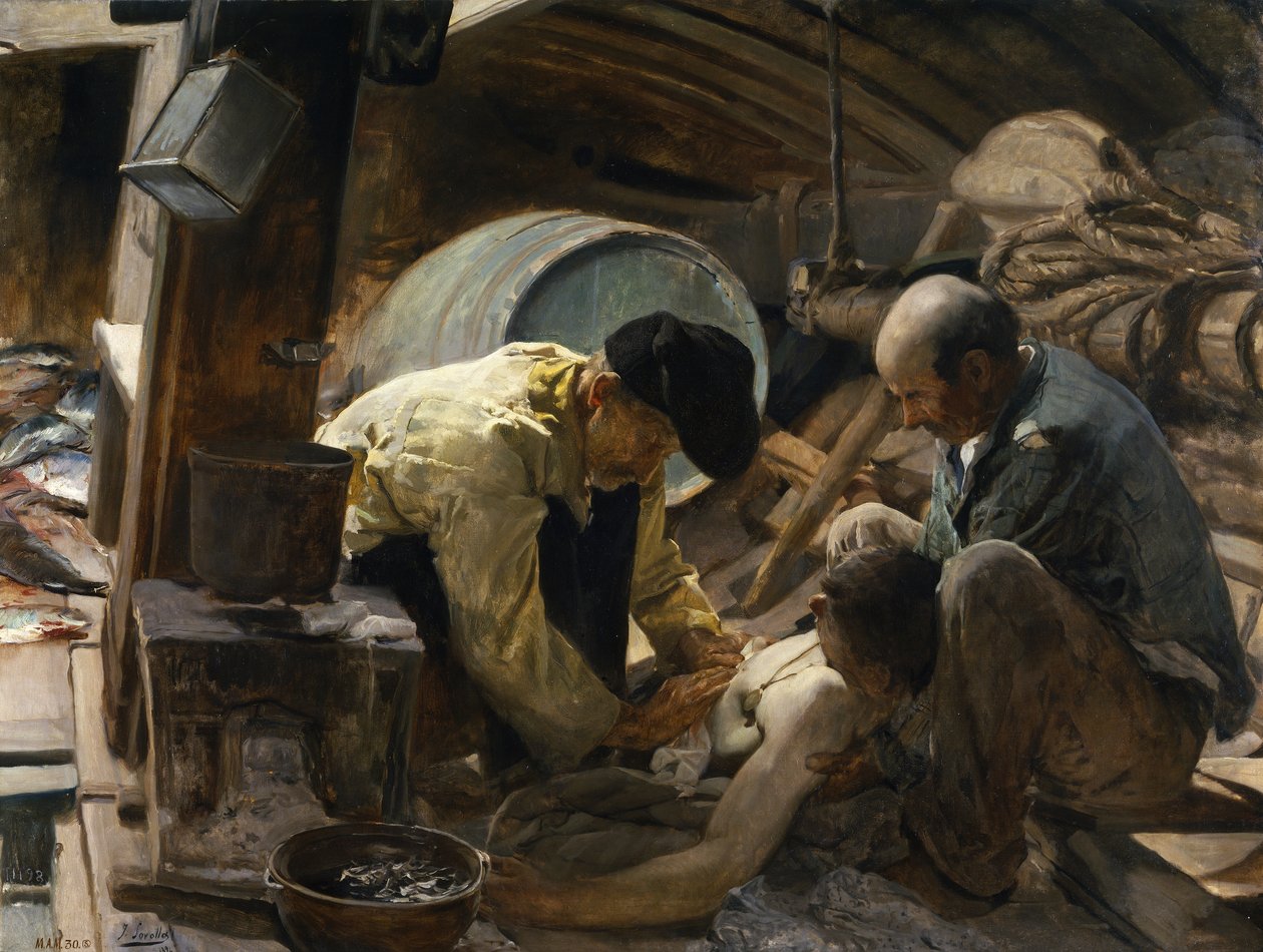 Y aún dicen que el pescado es caro de Joaquín Sorolla