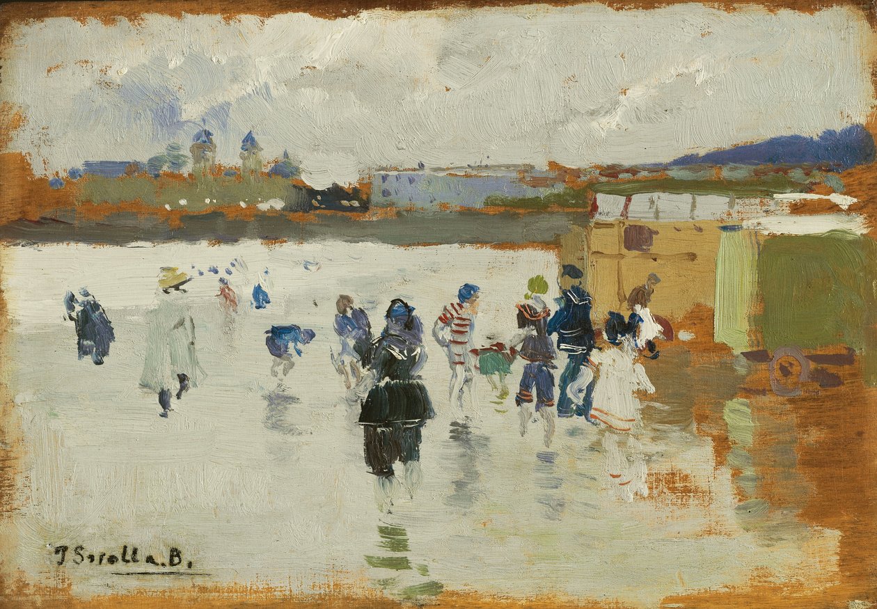 Playa de La Concha, San Sebastián de Joaquín Sorolla