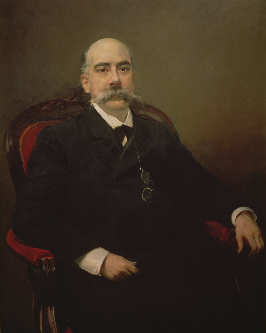 Retrato de Emilio Castelar y Ripoll, estadista, orador y escritor español de Joaquin Sorolla y Bastida