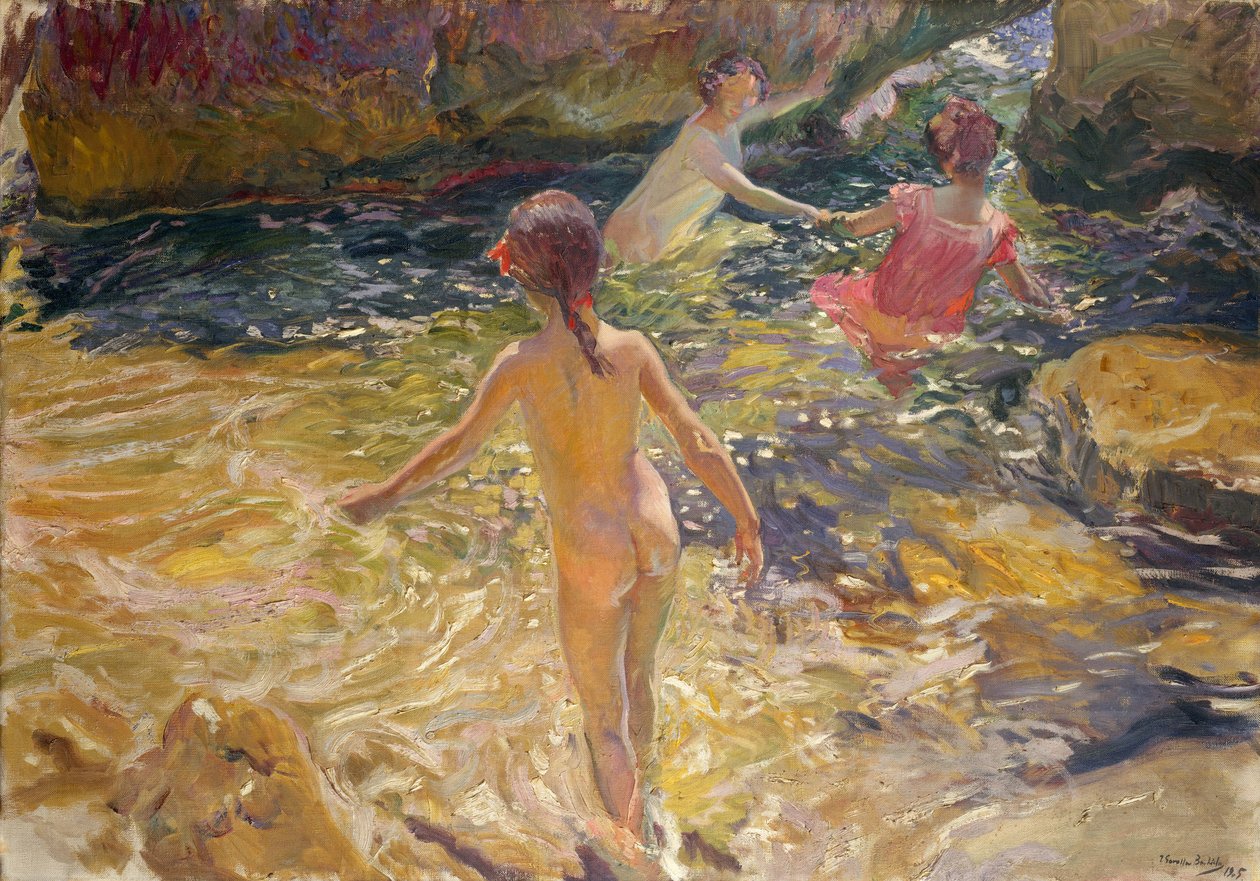 El baño, Jávea de Joaquín Sorolla