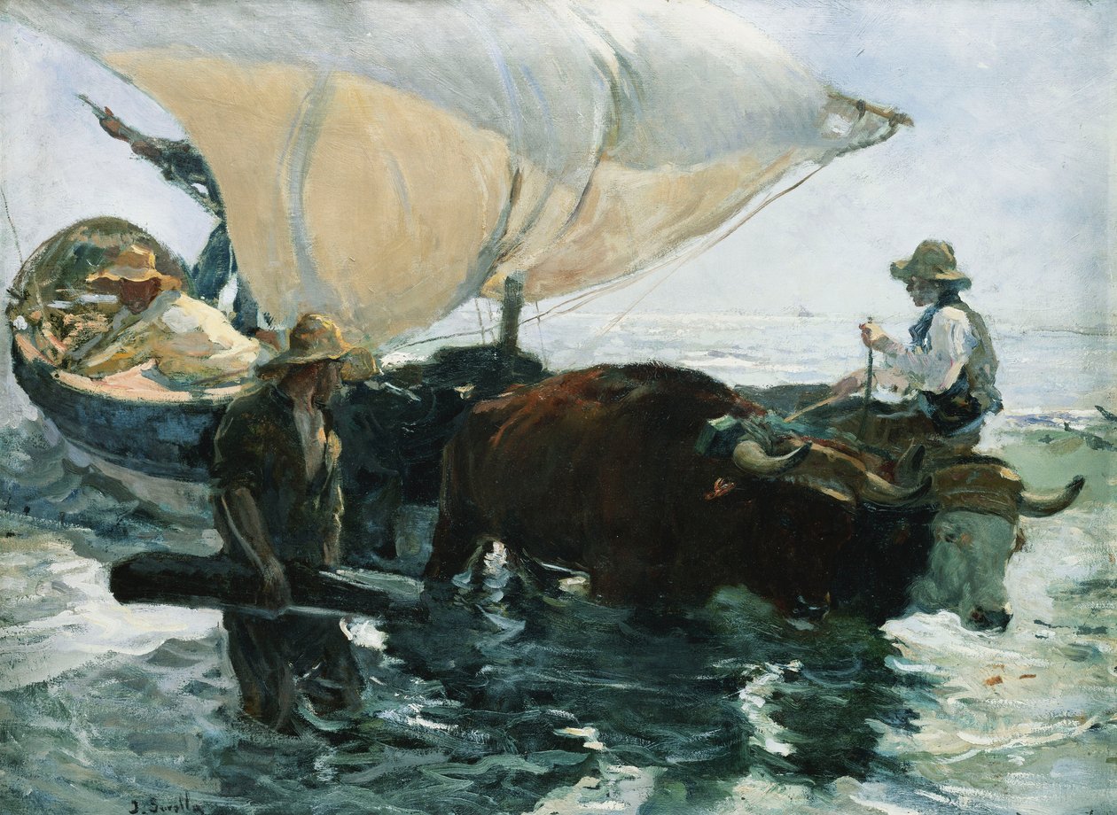 El regreso de la pesca, 1893 de Joaquín Sorolla