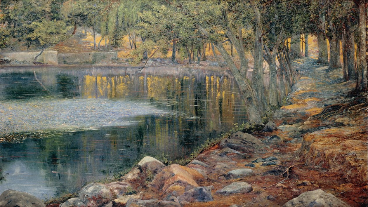 Primaveras florecientes en otoño de Joaquín Clausell