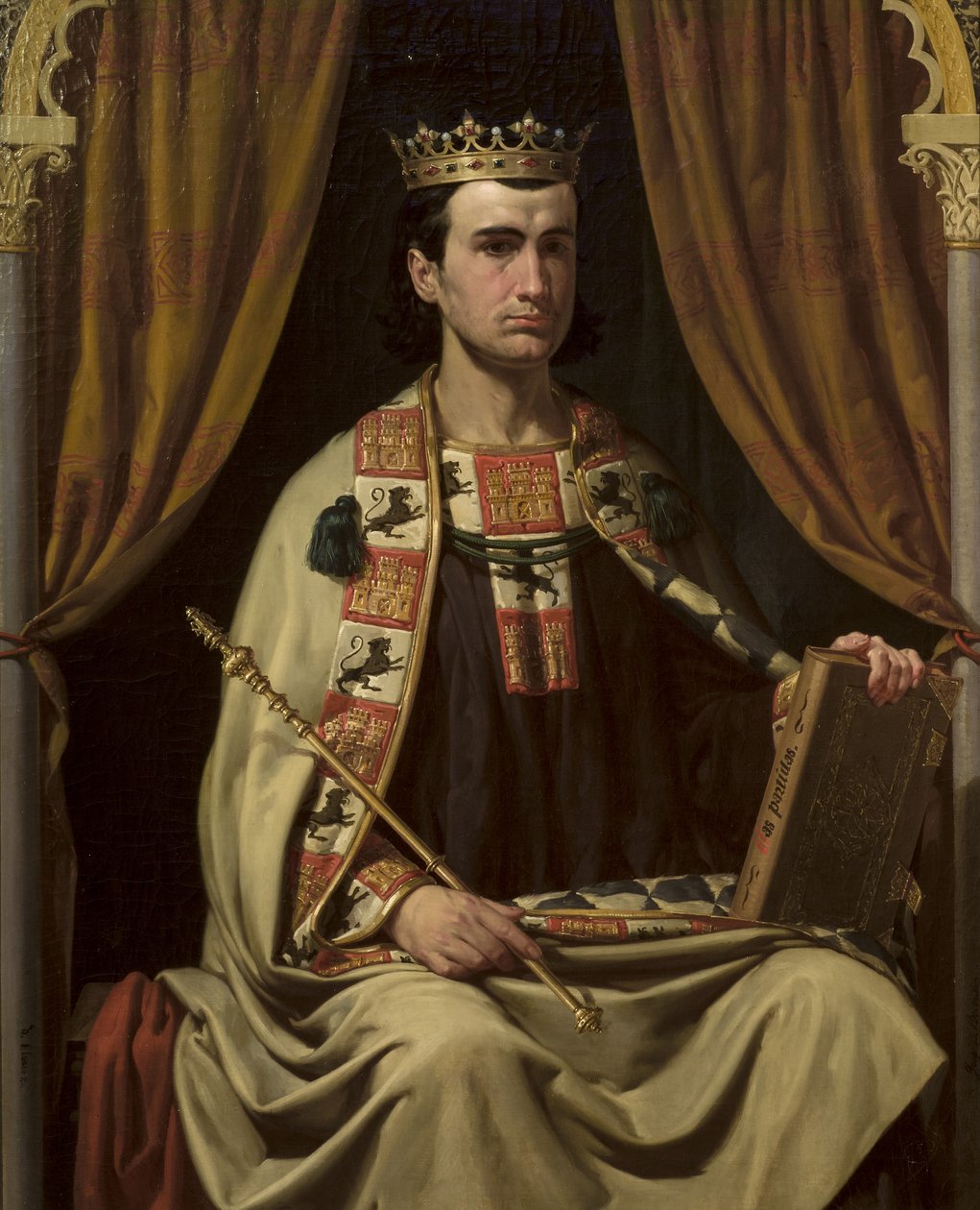 Alfonso X el Sabio de Joaquín Domínguez Bécquer