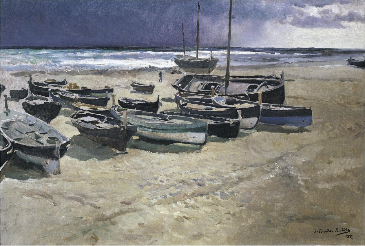 Día de tempestad, Valencia de Joaquín Sorolla