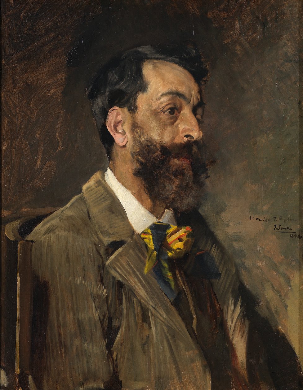 El pintor Juan Espina y Capo de Joaquín Sorolla