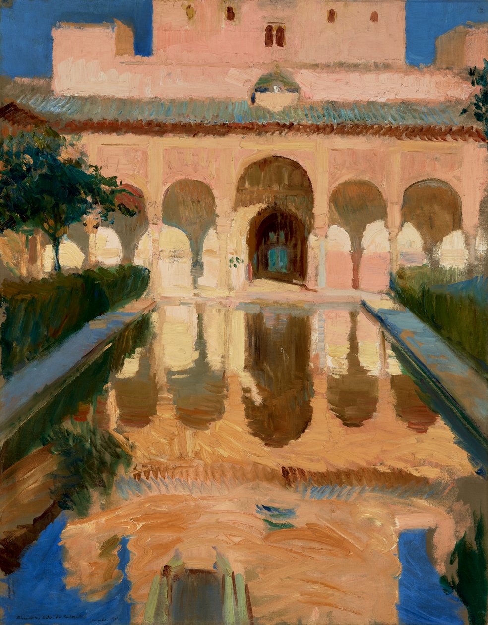Salón de los Embajadores, Alhambra, Granada de Joaquín Sorolla